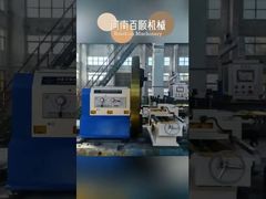 플랜지 끝면 가공 페이스 선반 기계