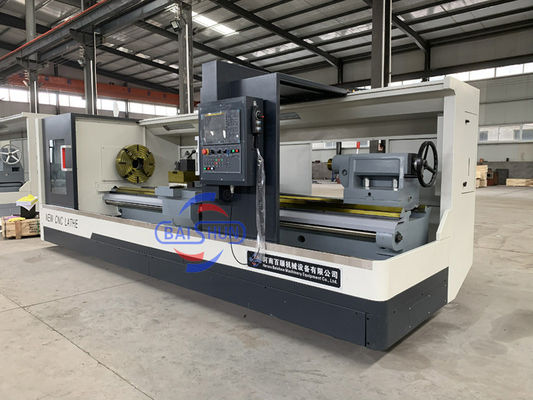 중량 평면 CNC 턴 머신 4/6m/min X/Z 급속 경사 포함