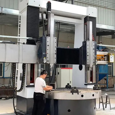높은 정적 및 동적 경직성 금속 작업용 중량 VTL CNC 수직 톱니 기계
