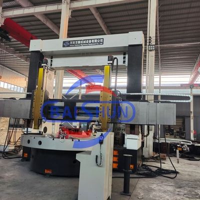 PLC 제어 및 터치 스크린 디스플레이로 금속 가공을 위한 CNC 수직 턴 머신