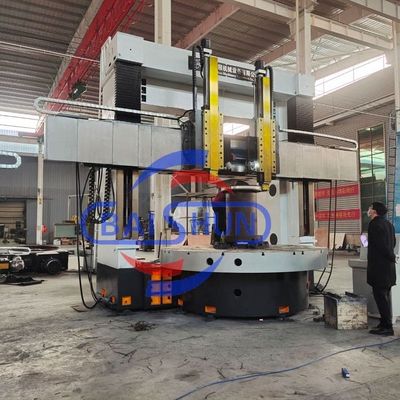 고능률을 가진 Cnc 선반 절단 도구 Fanuc 두 배 포탑 수직 선반