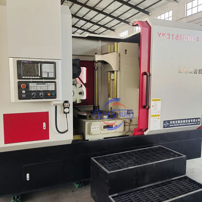 YK3150G 고속 금속 절단 8 모듈 CNC 기어 호빙 기계