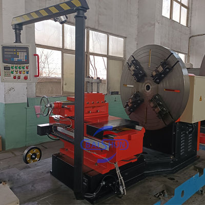 전문적인 대형 스윙 수평 CNC 톱니바퀴 3000mm 플랜지를 향하는 회전