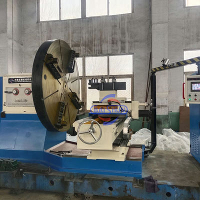 자동차 바퀴 회전 3500mm 스윙 지름 중량 PLC 제어 플랜지 라트