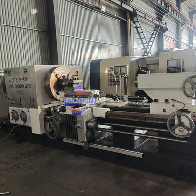 QK1332 CNC 파이프 스레딩 턴 머신 320mm 맥스 스레딩
