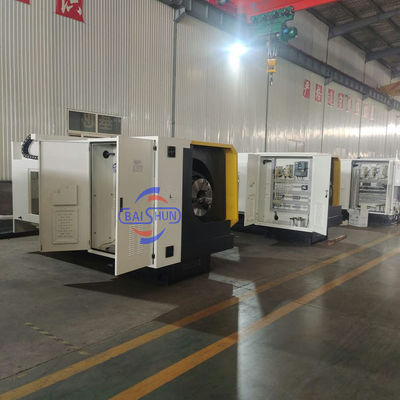 핫 판매 자동 255mm 스핀들 포어 큰 크기 QK1332 CNC 파이프 스레딩 머신