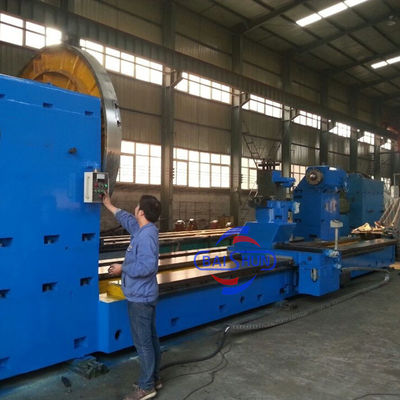 산업용 40Ton 75Ton 부하 중량용 큰 지름 수평 턴 머신 회전