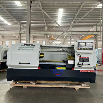 CNC 선반 기계 CK6150 플랫 베드 500mm 스윙 1500mm 공작물