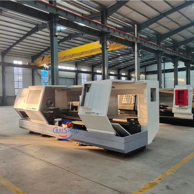 수평 CNC 턴 머신 500mm 스윙 1500mm 워크피스