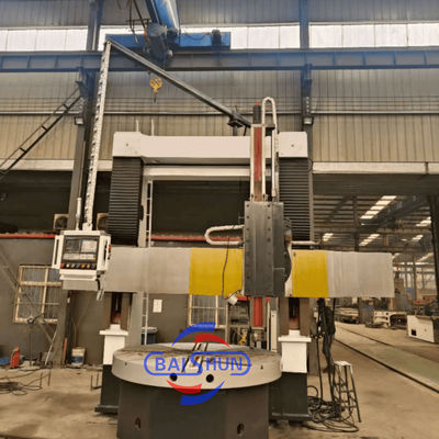 중국 CNC 수직 선반 중부하 금속 선삭 기계, Siemens 제어 시스템 포함