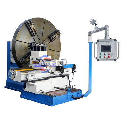 2500mm 최대 회전 직경 2000mm 턱과 15kW 스핀드 모터 플랜지 회전