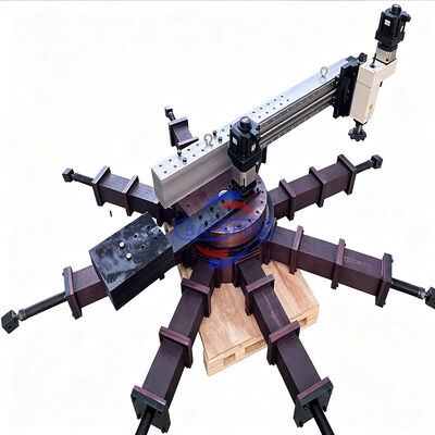 폭발 방지 석유화학 응용을위한 Pneumatic Portable Flange Lathe
